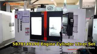 5-87814919-0 5-87813744-1 5878149190 ISUZU 4HE1 NQR70에 적합한 엔진 실린더 라이너 세트