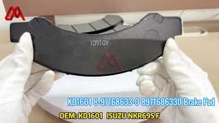 KD1601 8-97168633-0 8971686330 ISUZU용 브레이크 패드