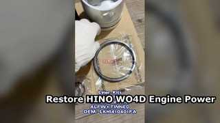 HINO WO4D용 IZUMI LKHI410401FA 엔진 실린더 라이너 키트