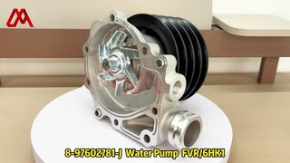8976027810 8-97602781-0 ISUZU 6HE1-T FSR FTR용 개스킷이 있는 워터 펌프 어셈블리