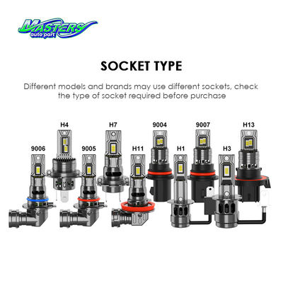 G30 54W 4400LM 6500K 3570 Chips Superior Aviation Aluminum LED Headlight Bulb