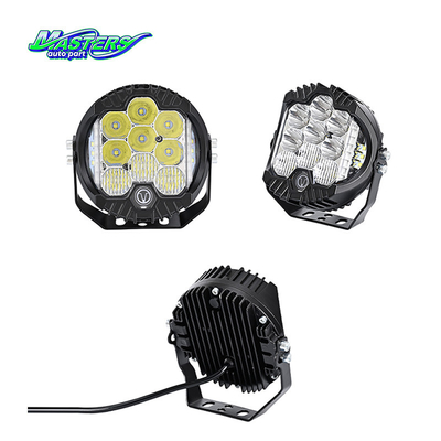 Masters 7 inch Three-sided Illumination Light XM-7IN-R-09P-001 46W 4800LM H4 Led Working Light