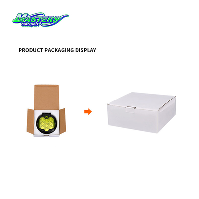 Masters 9 inch Three-sided Illumination Light XM-9IN-R-09P-001 68W 5500LM DC9-36V H4 Led Working Light