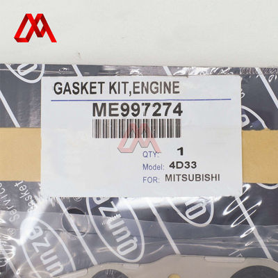 Truck Replacement Parts Full Gasket Set ME997274 Engine Repair Kit for MMC CANTER 4D33