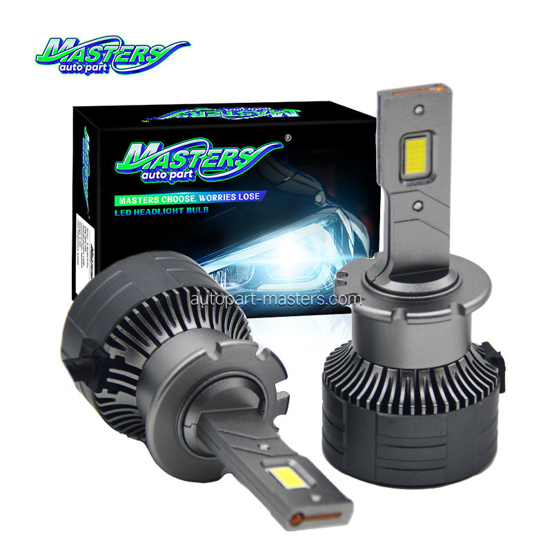 Masters D Series 100W 10000 Lumens 6500K Cool White D1S/D1R D2S/D2R D2H D3S/D3R D4S/D4R D5S/D5R D8S/D8R Headlamp Bulbs