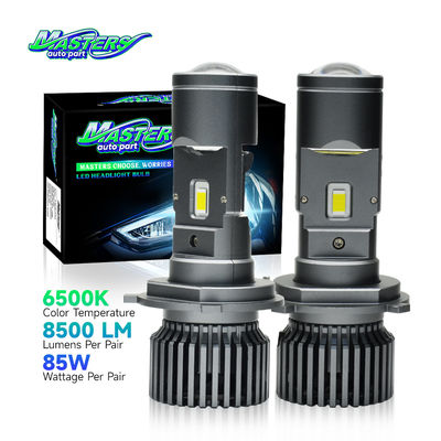 마스터스 루미노 85W 8500 루멘 6500K 냉정 하얀 H4 H7 H11 전등 전구